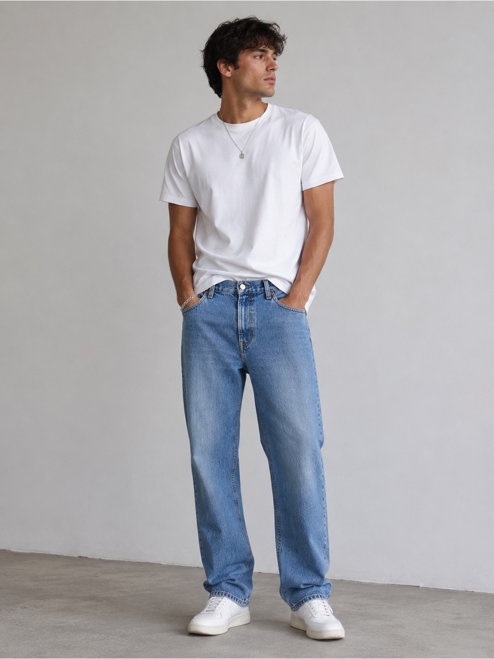Vintage Levi's 505 Regular Fit Jeans Distressed Faded Denim Men's 38x30